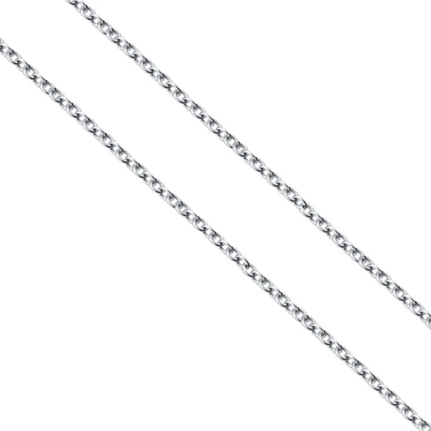 MloveAcc Классическая Базовая цепочка из 100% стерлингового серебра 925 пробы с застежкой-Омаром, цепочка, модные ювелирные изделия