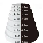 Ленты Нейлоновые высочайшие, ширина 5 м, 36101215202530354045 мм, черные, белые, высочайшие эластичные ленты для одежды, брюк, Швейные аксессуары сделай сам, 5BB5634