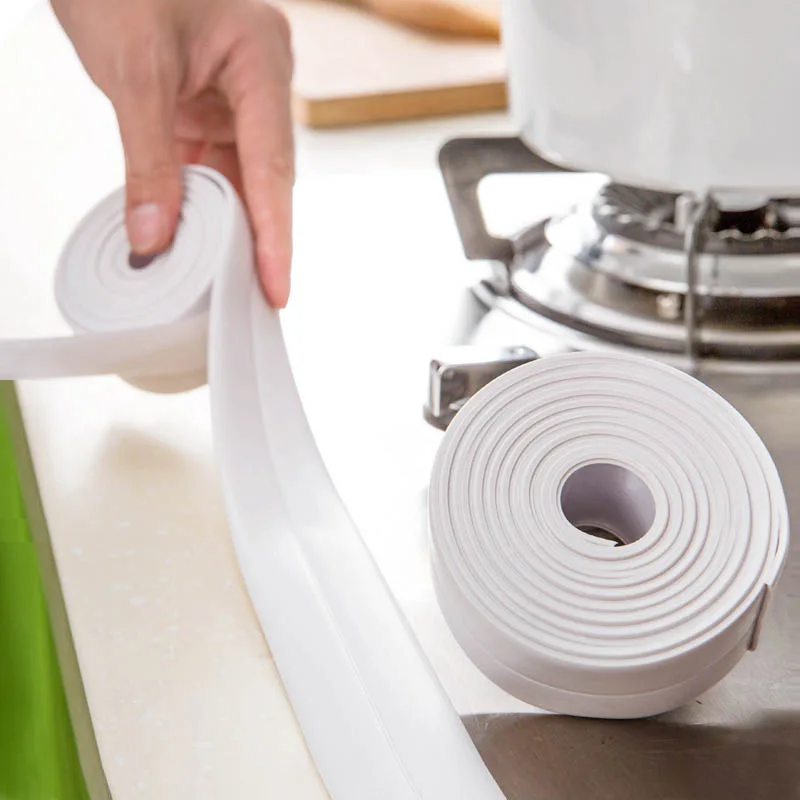 

2019 newest Kitchen Mildewproof Waterproof Tape Bathroom Corner Line Stickers Protection Bumper Strips Sealing Strip