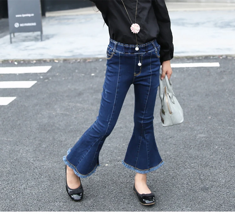 Детская одежда штаны для девочек Корейская версия 2017 года новые весенние детские