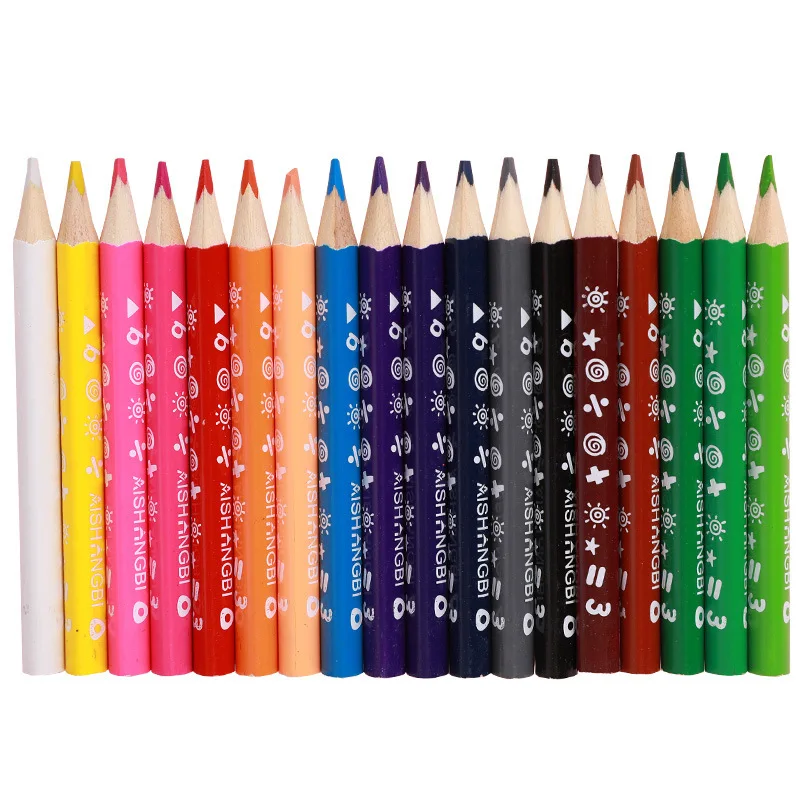 S Set Kawaii Art Color Pencils Kids Colouring Pens For Drawing Cute Mini Color