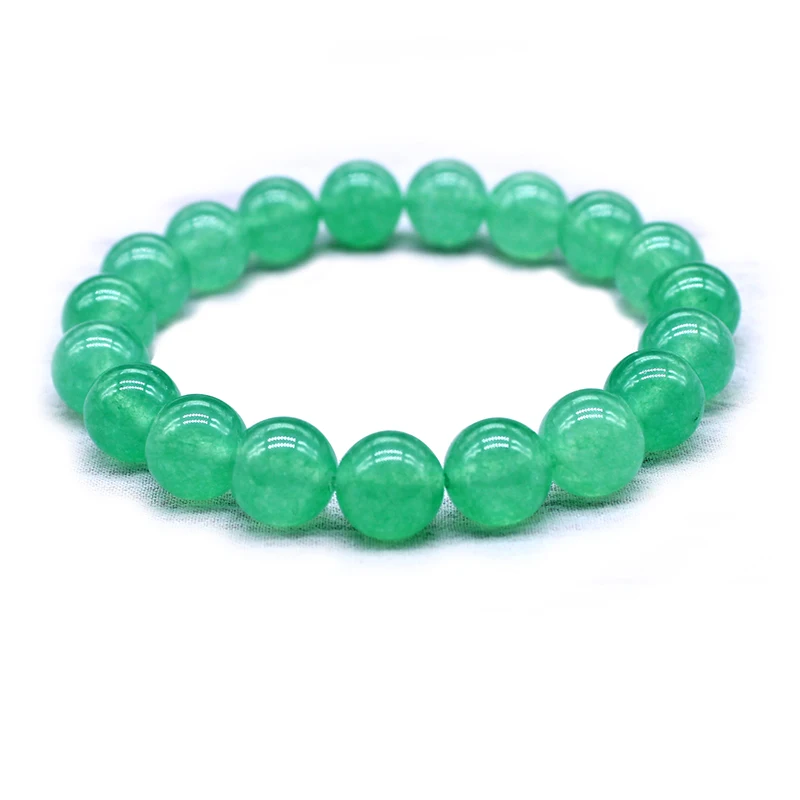 Женский винтажный браслет с бусинами из натурального камня цвета: фиолетовый