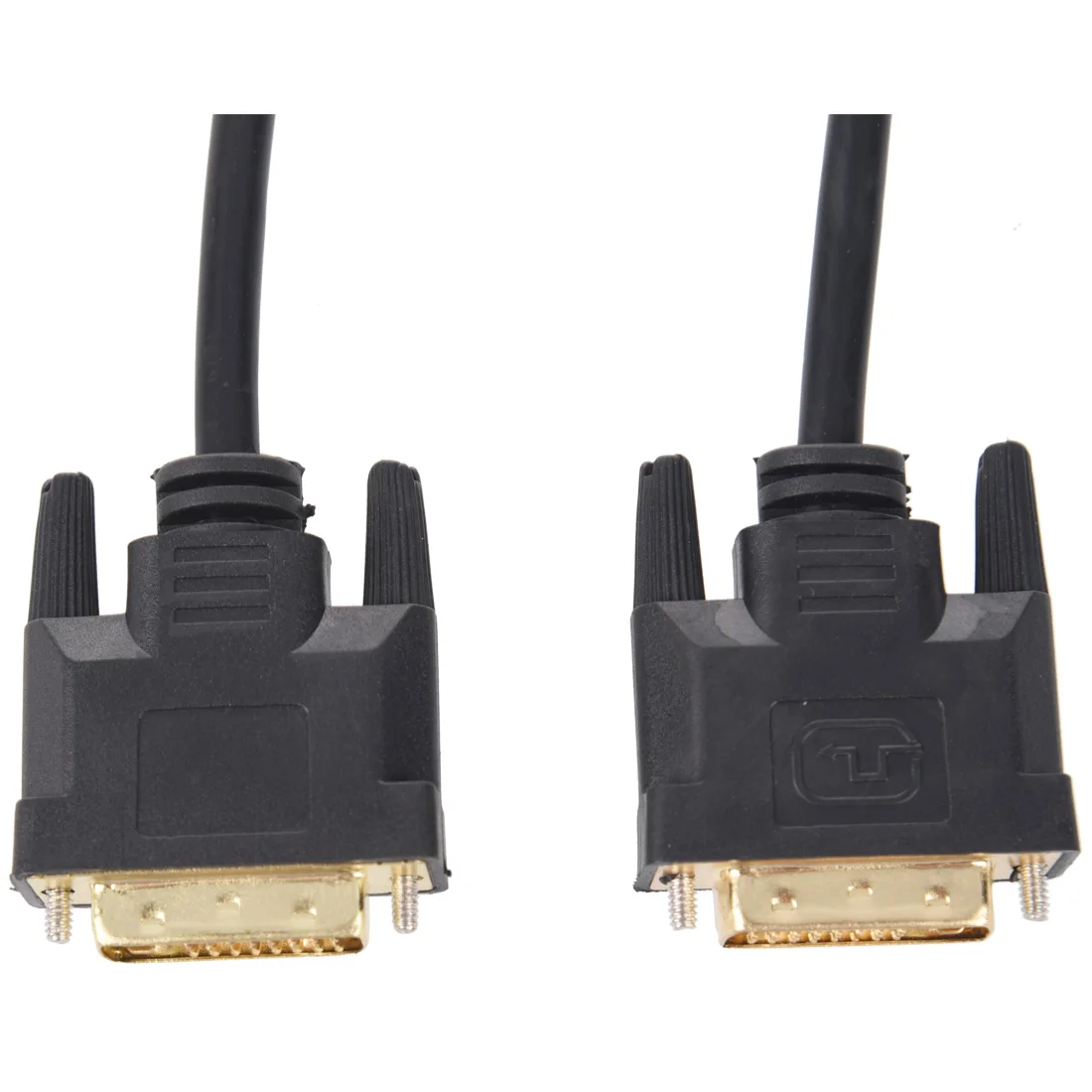 Кабель для монитора DVI D с двойным соединением 2x выпуклой 1 8 м черный|dvi dual cable|dual dvi