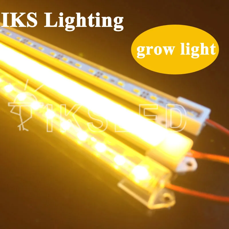 3 шт.* 50 см smd 5730 светодиодный жесткой полосы SMD 5730 светодиодный Grow светильник прокладки обеспечивают защита от солнца для рассады Fowers, овощей в плантационных палаток