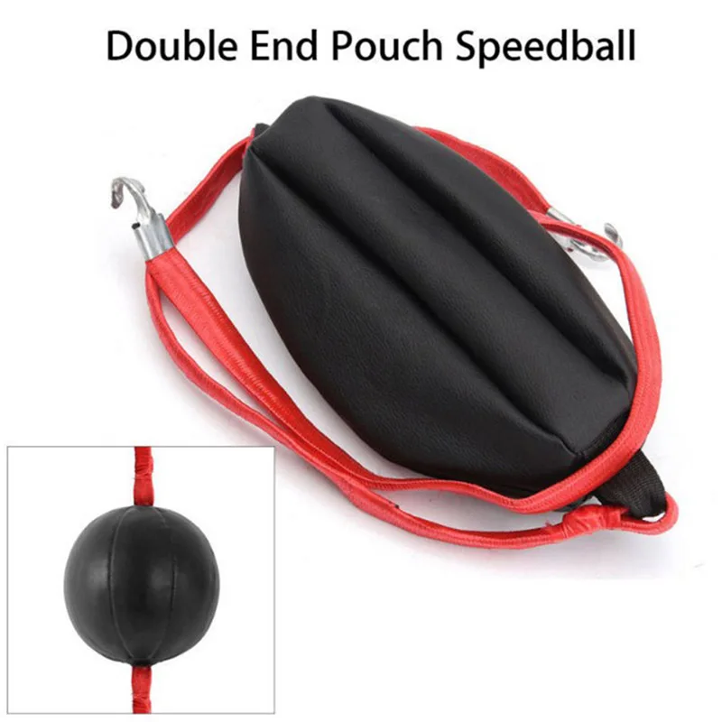 

Punch Bag PU Leather Gym Punching Bag Training Fitness Sports Practical Speed Equipment Double End Boxing Speed Ball