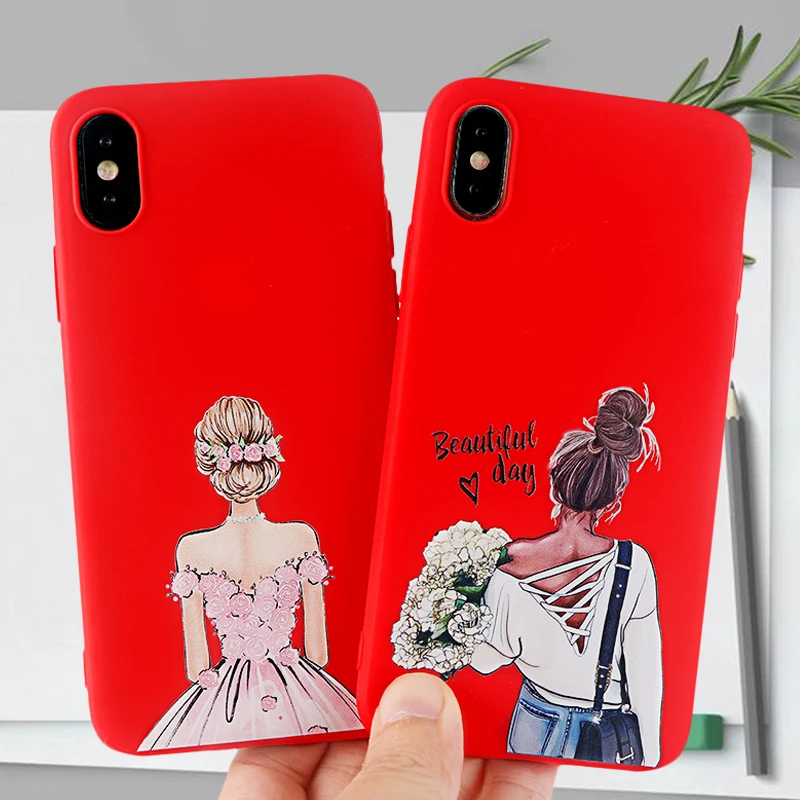 Красивые чехлы для телефонов IPhone X XS MAX XR 8 7 6s Plus стильный мягкий силиконовый чехол