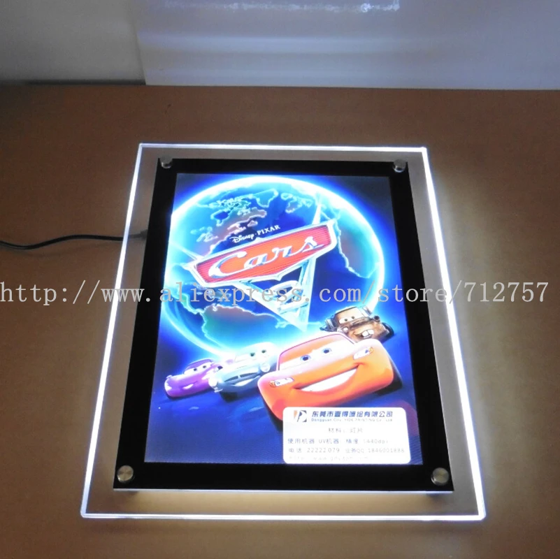 Хрустальная рамка для домашнего кинотеатра ультратонкая светодиодная подсветка