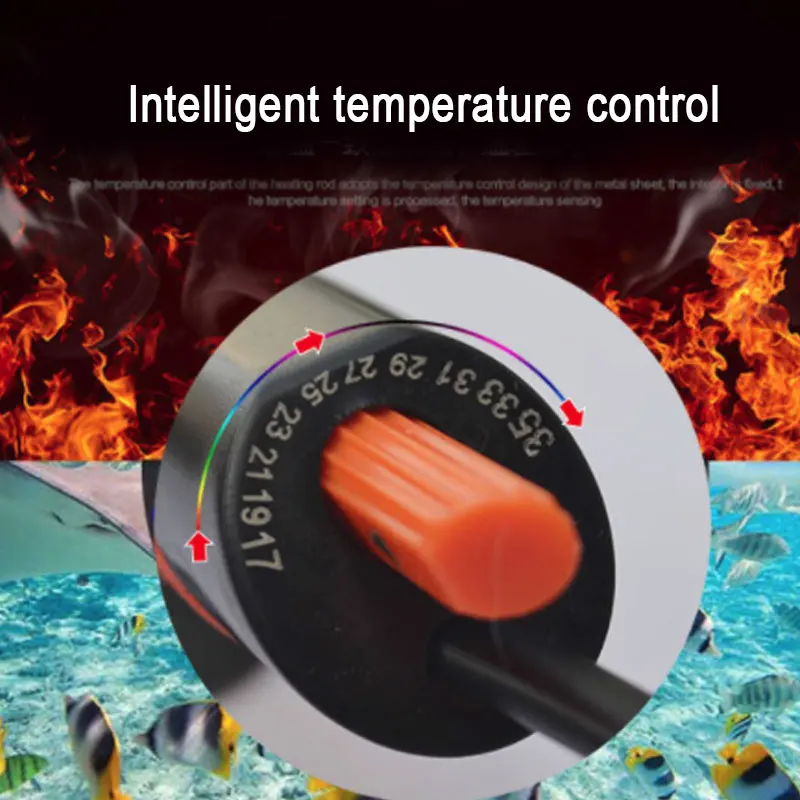 Погружной аквариумный нагреватель из нержавеющей стали с регулируемой