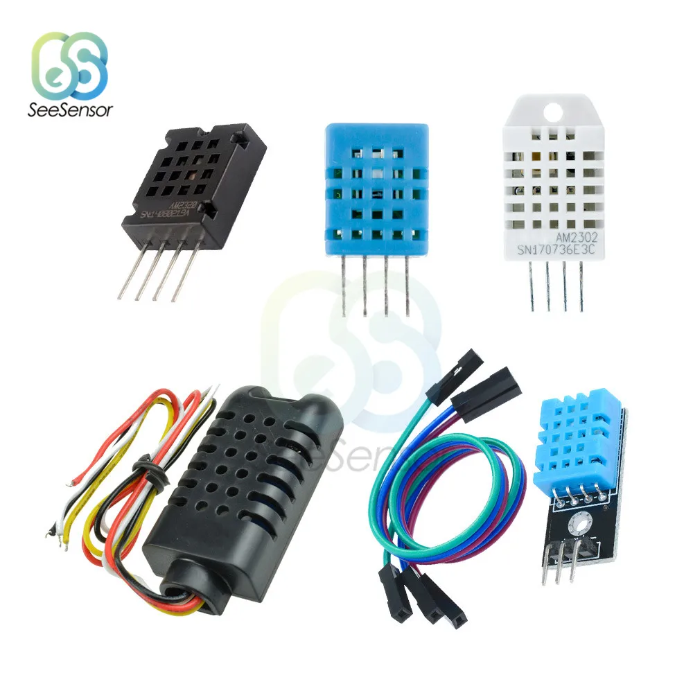 

Digital Temperature Humidity Sensor Module Board DHT11 DHT22 AM2301 AM2320 AM2302 for Arduino Ultra-low Power High Precision
