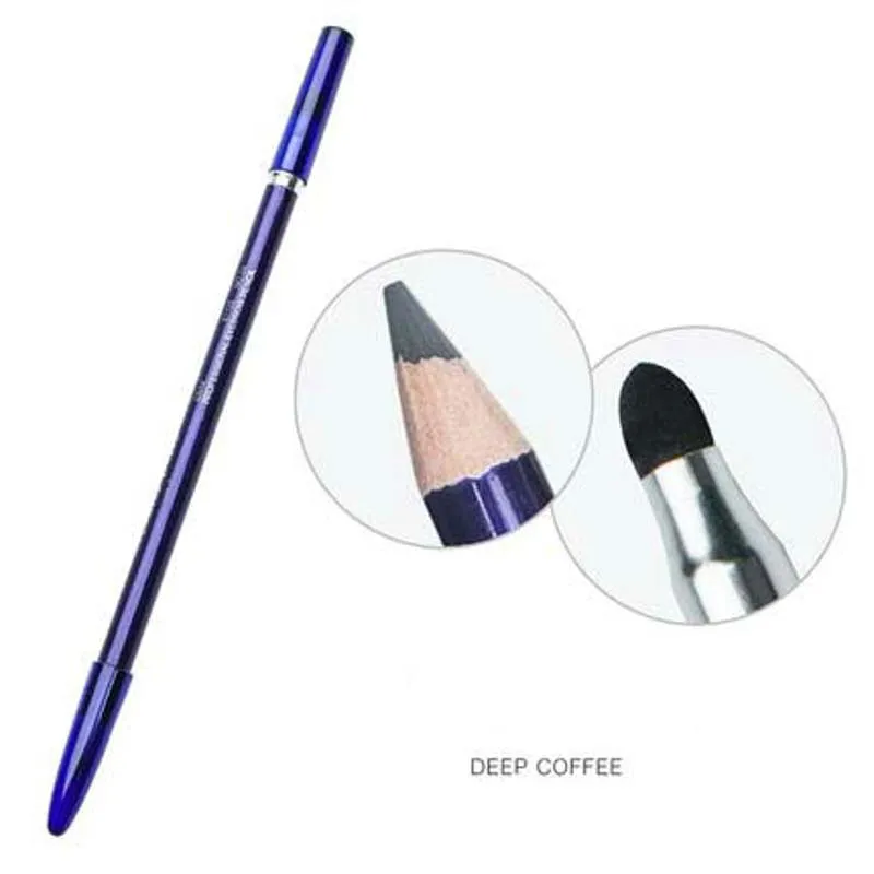 

Double Head Waterproof Sweatproof Eyebrow Positioning Spray Semipermanent Makeup Tottoo Pen Black Coffee Grey Embroidered Sale