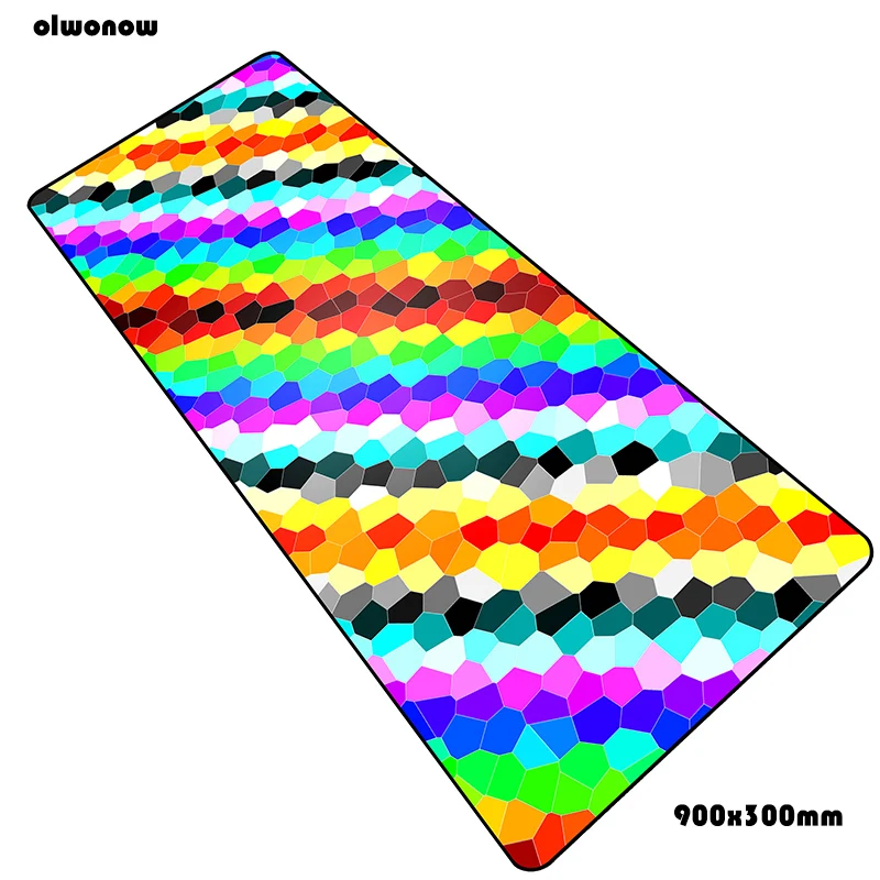 Rgb коврик для мыши, геймерский стол 900x300x3 мм, игровой коврик для мыши, Новое поступление, аксессуары для ноутбука, ПК, эргономичный коврик для мыши - Цвет: Size 900x300x3mm
