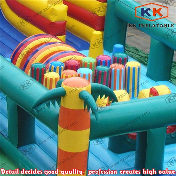 Надувная сухая горка в джунглях для детских джампевечерние|inflatable dry slide|slides for