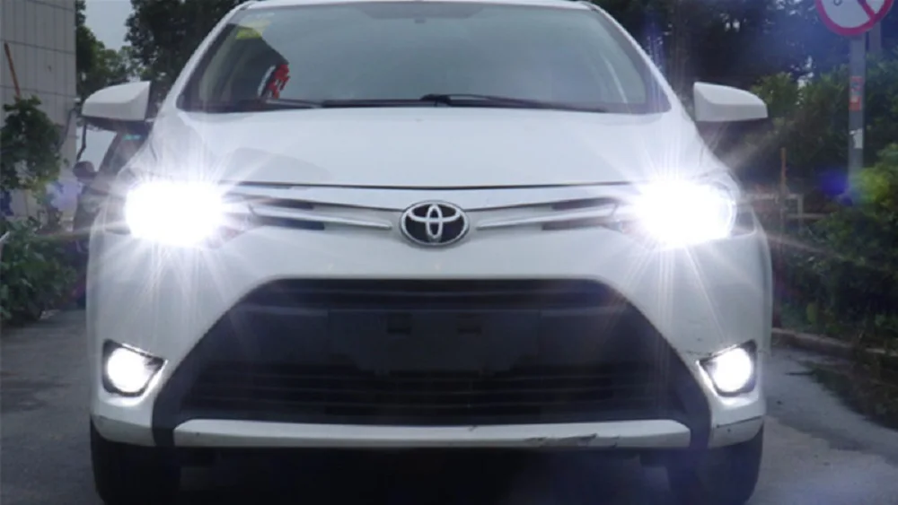 2x светодиодный фары лампы 16000LM для Toyota Corolla Avensis Yaris Rav4 Auris Hilux Prius Camry C-HR Ipsum 9005 9006 9003 H4 H11 H7