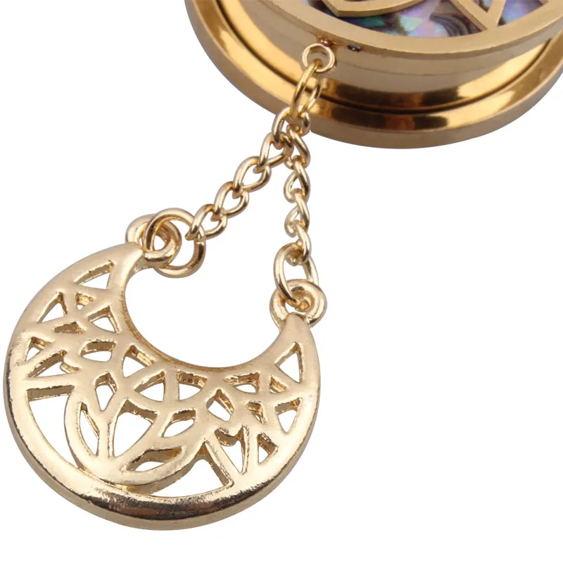 8 мм 25 Пара золотых подвесных фотоэлементов винт из нержавеющей стали телесный