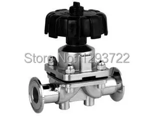 1 &quotDN25 25 4 мм SS316L диафрагменный клапан санитарный из нержавеющей стали |
