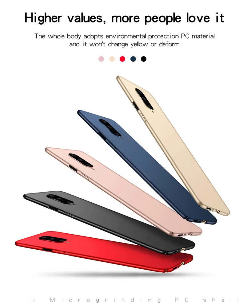 Матовый Жесткий чехол из поликарбоната для OnePlus 7 Pro, Ультратонкий защитный чехол для Oneplus 7 7Pro 6 6T 5 6T 3 3t, чехол для задней панели 1+ 7Pro 1+ 6