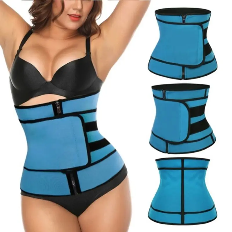 Для женщин Большие размеры талии тренер животик Похудения Body Shaper регулируемый