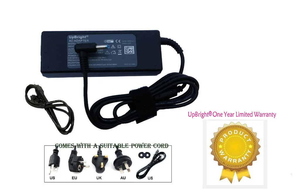 Upbright новый AC / DC адаптер для HP Pavilion 15t n200 15 n287cl n209nr n211nr ноутбук кабель питания