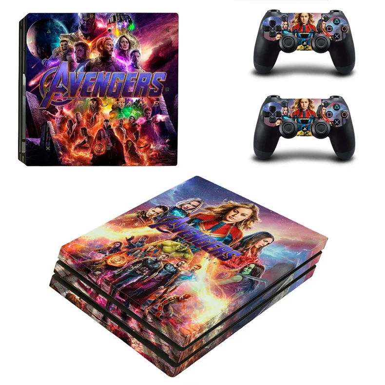 YSP4P-3362 Мстители: Endgame PS4 Pro наклейка для кожи Vinilo PS 4 Play station 4 Pro наклейка s для игровой консоли и контроллера - Цвет: YSP4P-3362