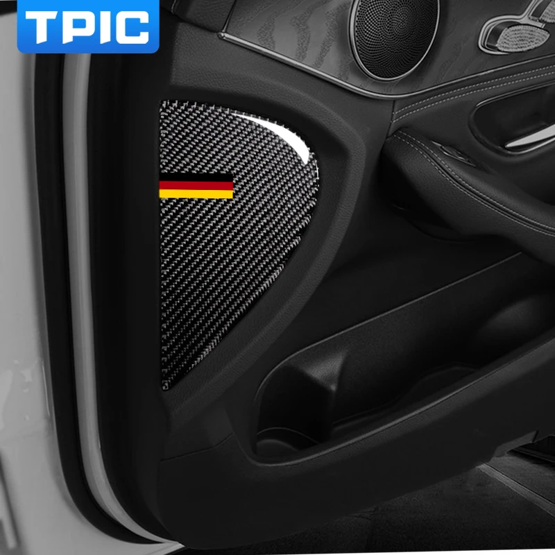TPIC Автомобильный интерьер из углеродного волокна 2 шт./лот декоративные наклейки