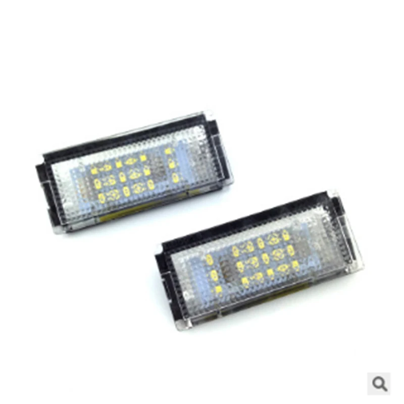 DINGBIAOJI Qook Bianco 18SMD номерной знак Luci lampadine для BMW E46 4D 98 03 автомобильный Стайлинг