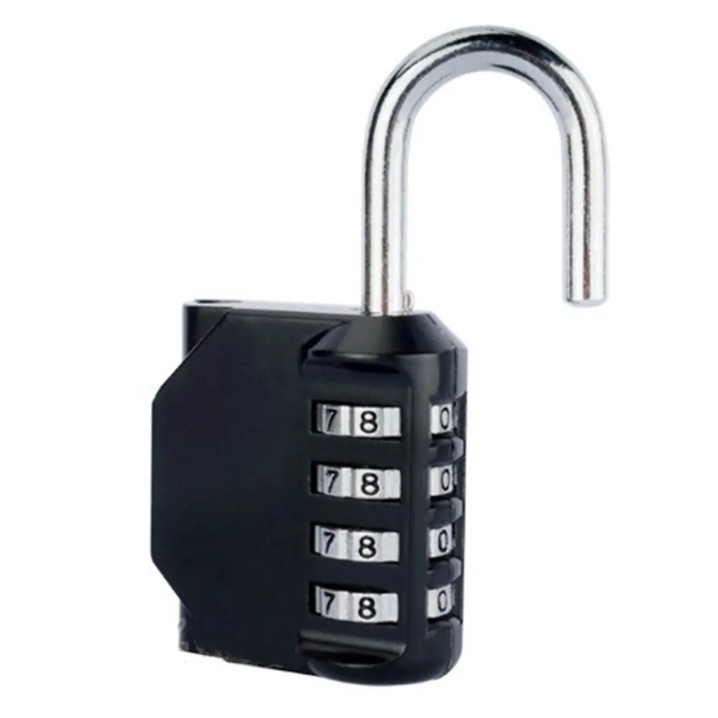 4 Digit Password Lock Gym School Locker Security Suitcase Luggage Coded Cupboard Cabinet Padlock Drop Shipping | Обустройство дома
