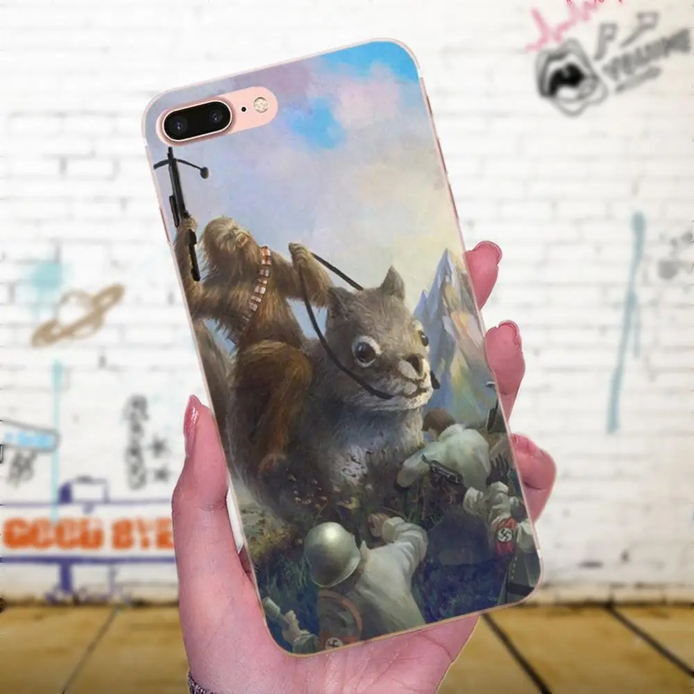 TPU мобильный чехол для Huawei P8 P9 P10 P20 P30 Mate 7 8 9 10 20 Lite Plus Pro 2017 Chewbacca | Мобильные телефоны