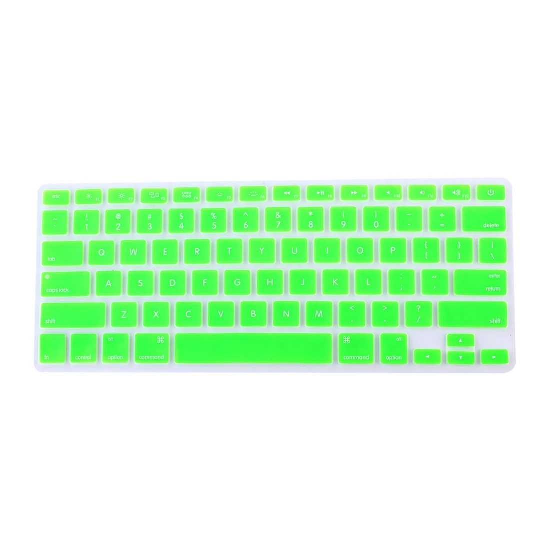 green Защитная пленка для клавиатуры ноутбука для macbook air 13 pro 15 дюймов A1466 A1502 A1278 A1398 Силиконовая накладка для клавиатуры США - Цвет: green