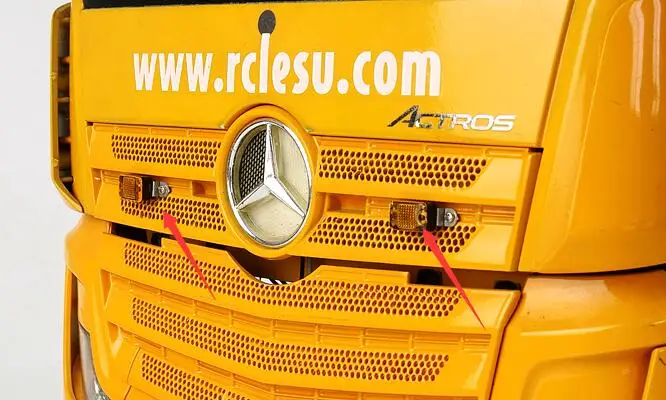 Передний светодиодный светильник для вождения лампа трактора 1/14 Тамия Benz actros 3363