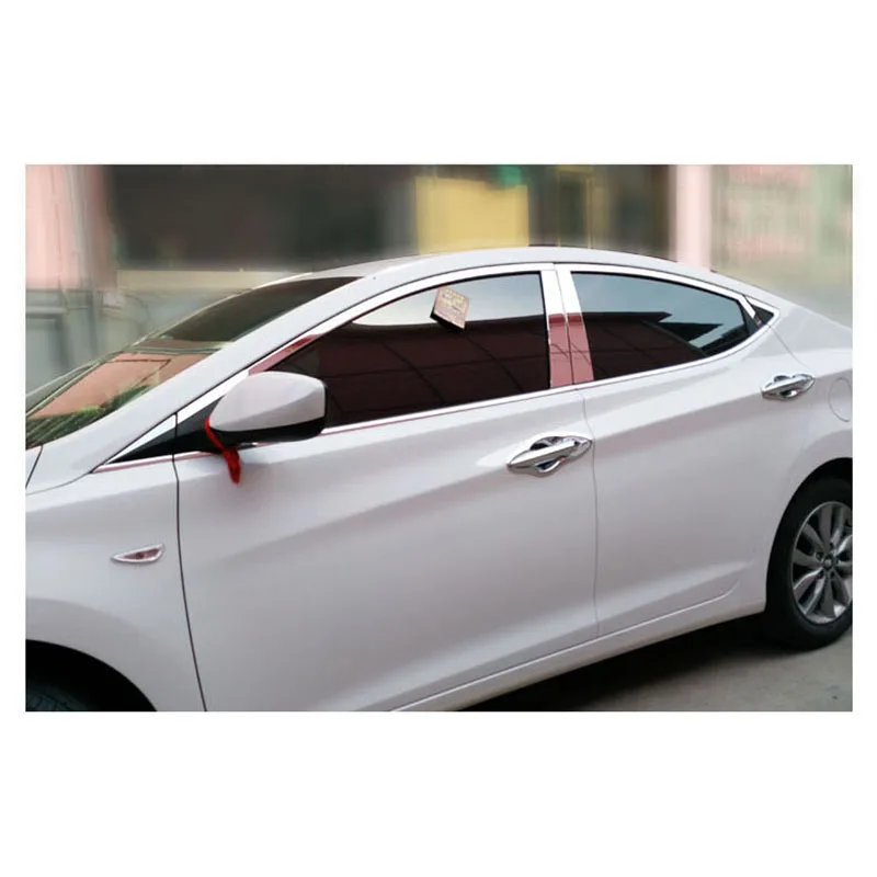 Lsrtw2017 304 из нержавеющей стали для окон автомобиля для hyundai elantra 2010 2011 2012 2013 hyundai Avante i35 Elantra
