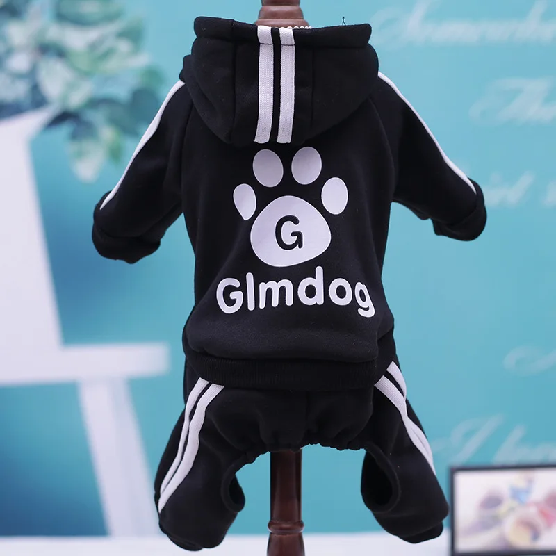 New Dog Clothes Four Leg Jumpsuit Clothing Pet Autumn Winter Costume Hoodie Warm Coat Jacket For Small medium large Dogs | Дом и сад