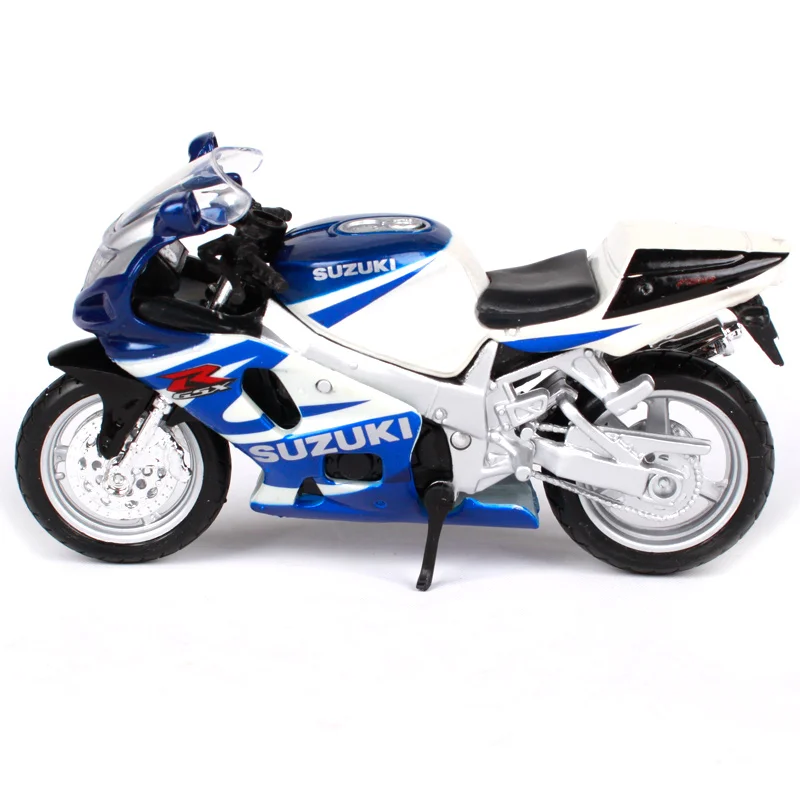 Мотоциклетный велосипед MAISTO 1:18 Suzuki GSX R750 модель под давлением игрушка новинка в