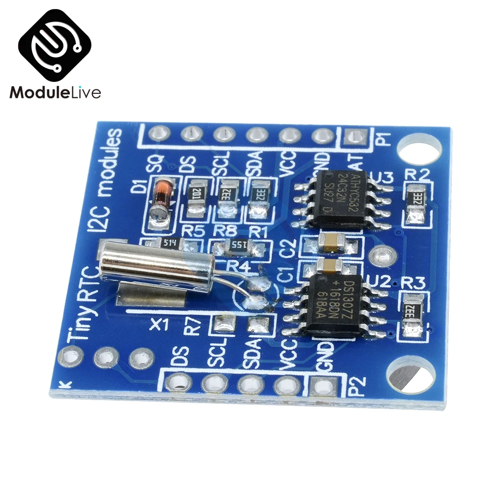 1 шт. I2C RTC DS1307 AT24C32 модуль часов в реальном времени для Arduino AVR ARM PIC Tiny модули памяти