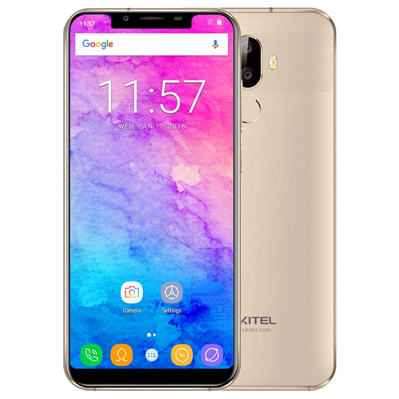 OUKITEL U18 4G мобильный телефон 5 85 &quotAndroid 7 0 MTK6750T Восьмиядерный 1 ГГц 4 Гб + 64 ГБ 4000 мАч