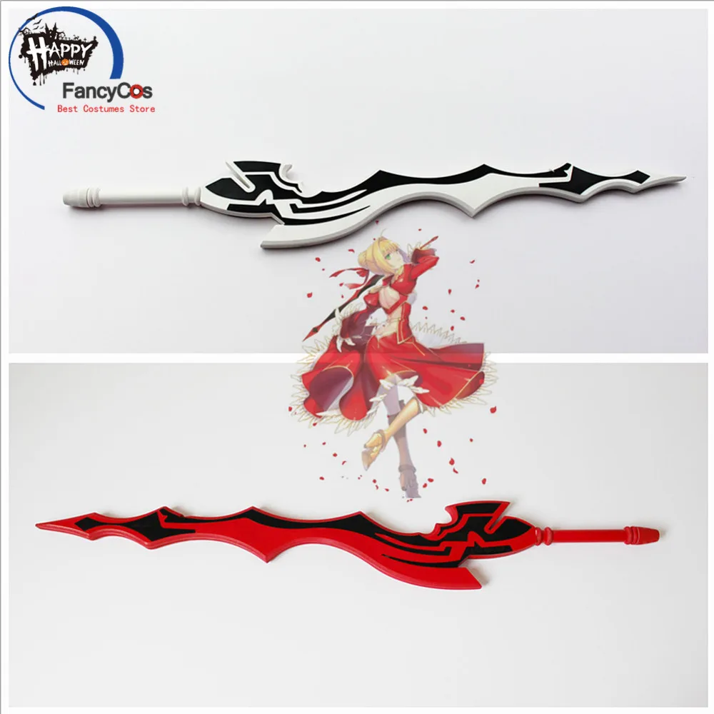 Fate/Экстра последний Encore красный белый Saber Nero Aestus Estus Оружие Меч Косплей фигурка