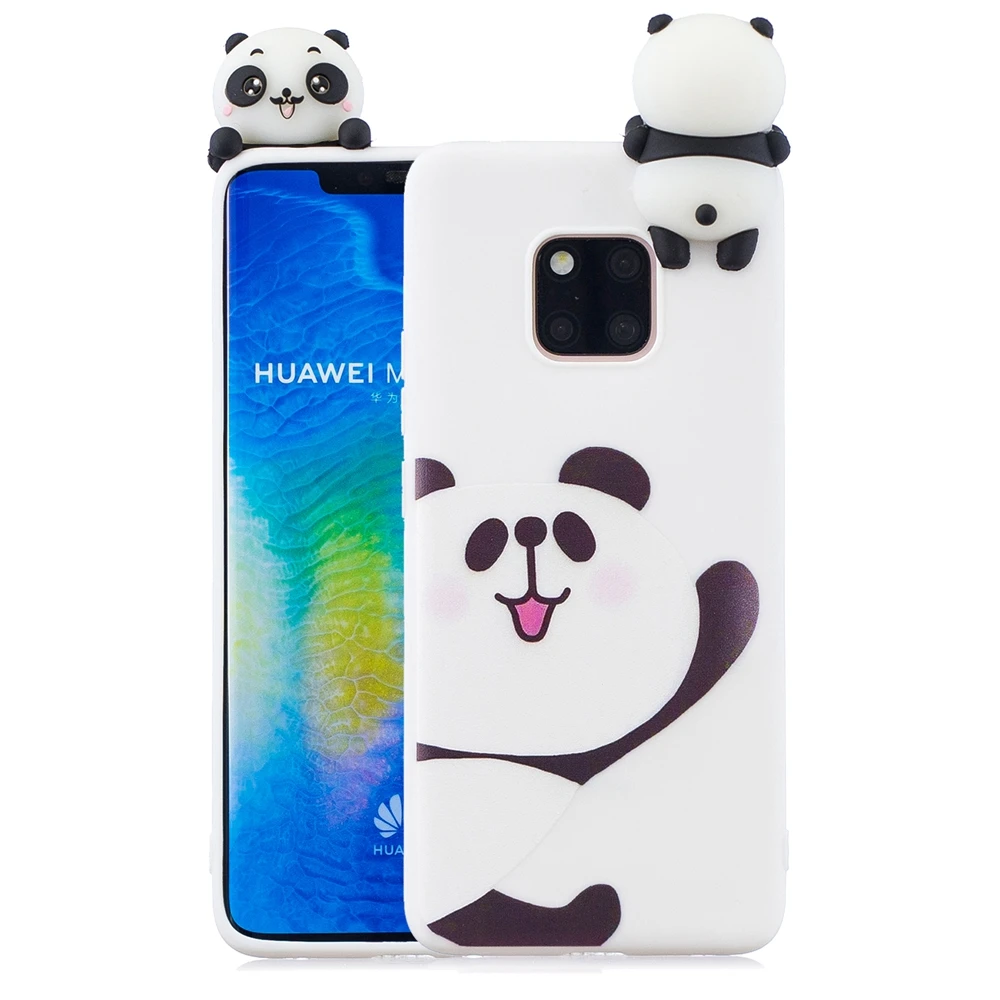 3D Stress Relief Soft Silicon Cute Unicorn Panda Printing Phone Cover Case For Huawei P20 Mate 10 20 Pro Mate10 Lite Funda Coque |