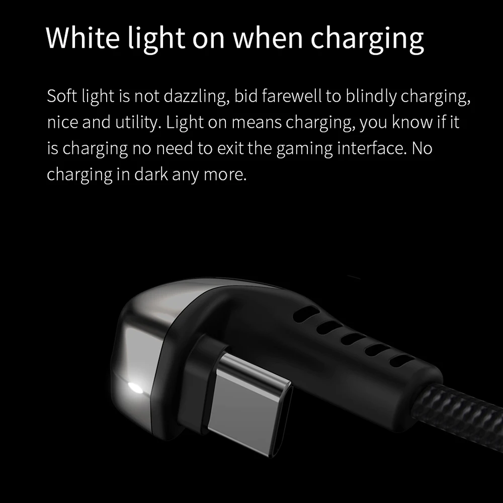 Mijia WSKEN кабель для передачи данных 3A usb type-C порт быстрая зарядка Быстрый зарядный передающий данные u-образный мобильный телефон линия для samsung