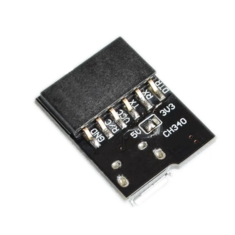 Новый 1 шт. CH340G USB в TTL модуль для последовательной загрузки линии микро интерфейс