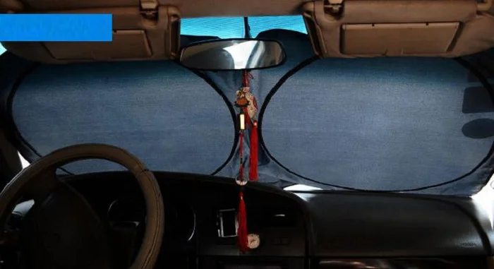 6 шт./компл. Серебристая окна автомобиля с тентом Шторы козырек Щит Обложка