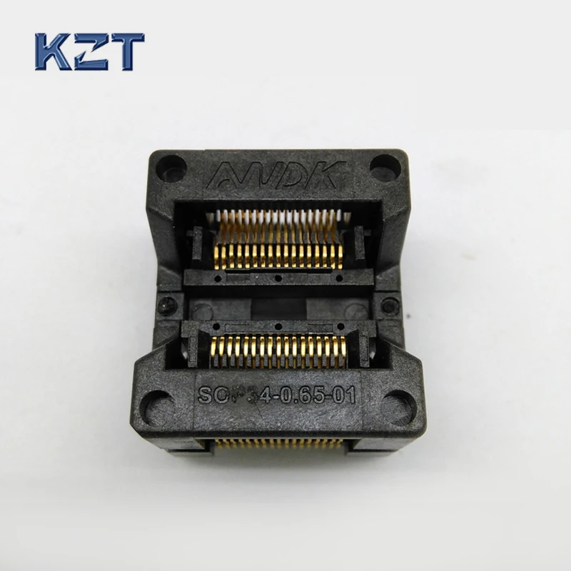 

SSOP34 TSSOP34 IC Test Socket OTS-34-0.65-01 Burn in Socket SOP34 Chip Programmer Adapter