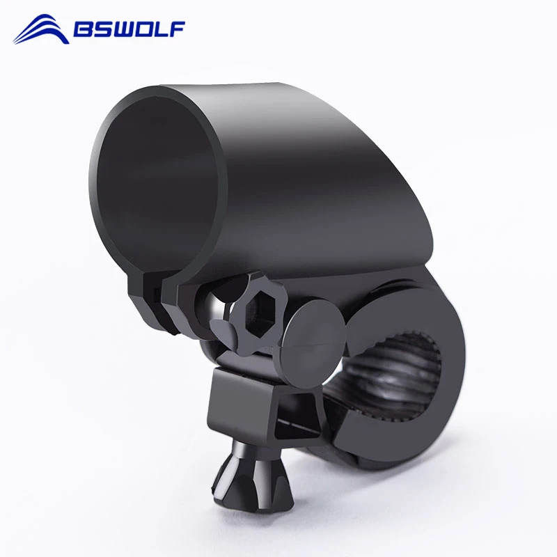 BSWolf Bike Light Flashlight Holder Bicycle Lamp Stand Clip Rubber Mount Bracket Accessories |