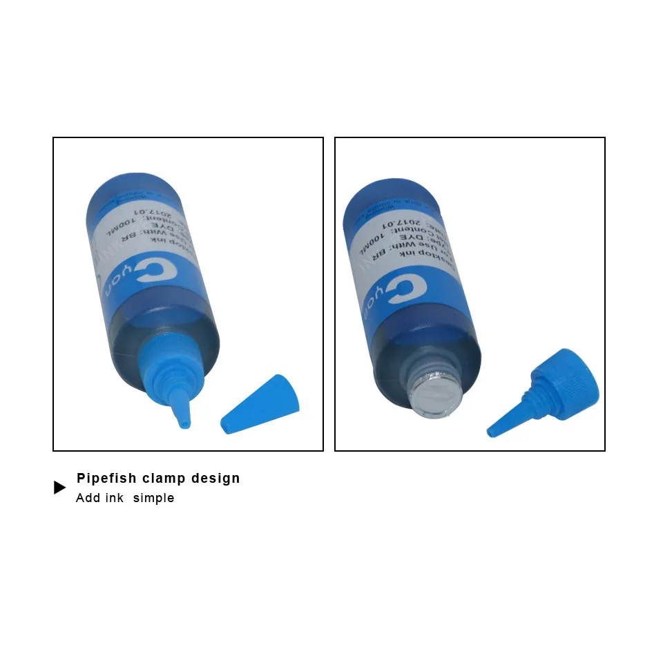 100ml Bottle Dye Ink Refill Kit For Epson CX5900 TX209 TX210 TX213 TX219 TX220 TX228 TX300F TX400 TX409 TX410 TX419 Printer Ink images - 6