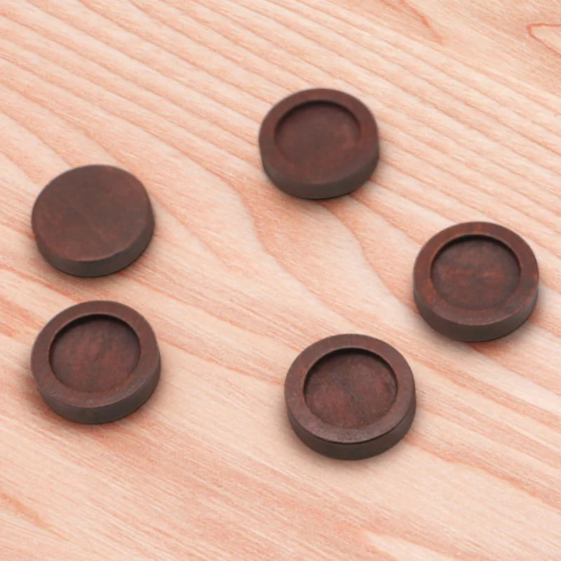 Основа для подвесок деревянная разноцветная с круглыми листами 12 мм 20 25 10 шт. |