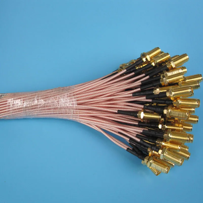 Коаксиальный антенный кабель sma мама 50 Ом M17 93 RG178 Coax Pigtail RF штекер 16 футов
