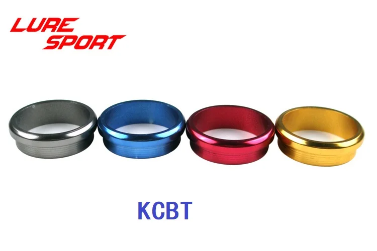 LURESPORT 4 комплекта алюминиевое кольцо и карбоновая трубка крышка 16# FUJI катушка сиденье стержень строительный компонент ремонт Удочка DIY аксессуар