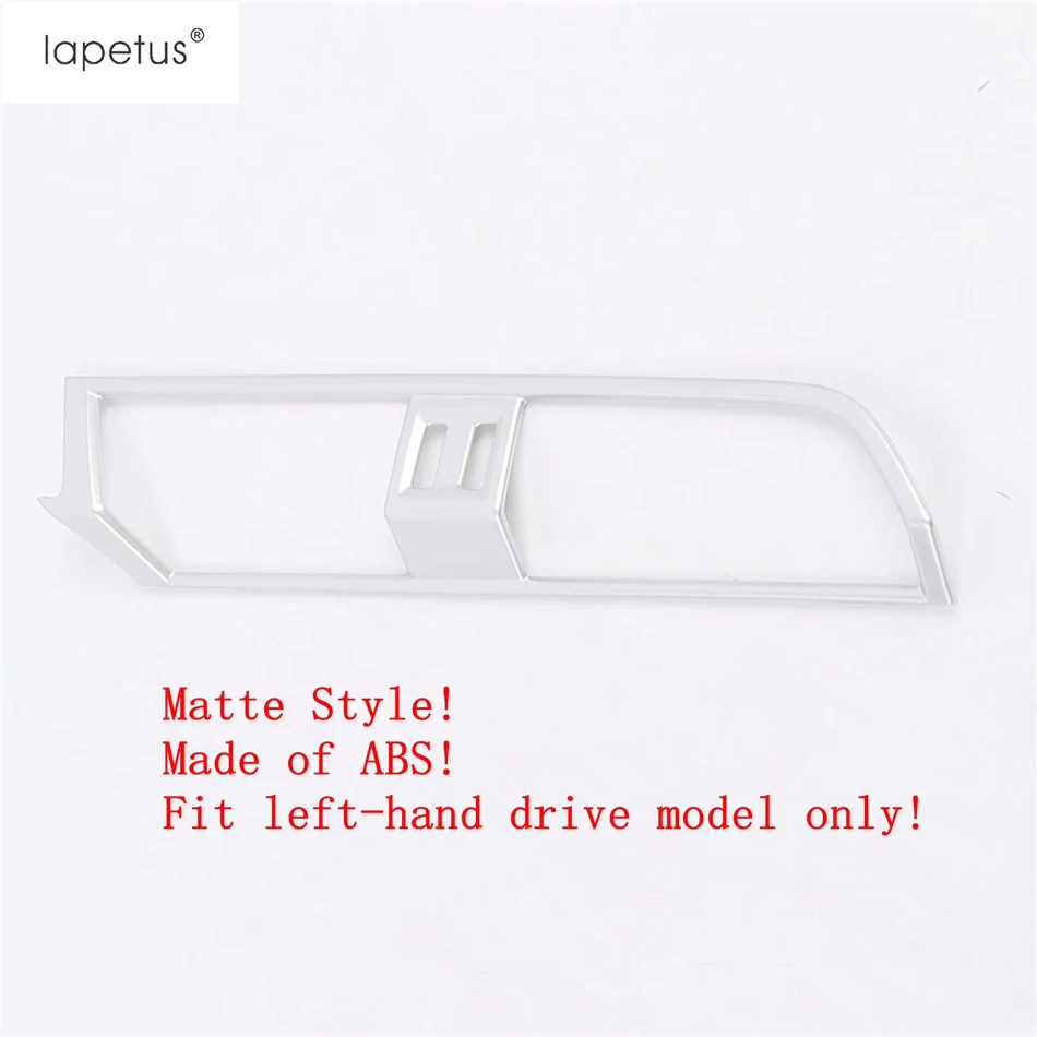 

Lapetus Accessories For Audi Q3 2019 - 2021 ABS Dashboard Central Center Air Conditioner AC Outlet Vent Molding Cover Kit Trim