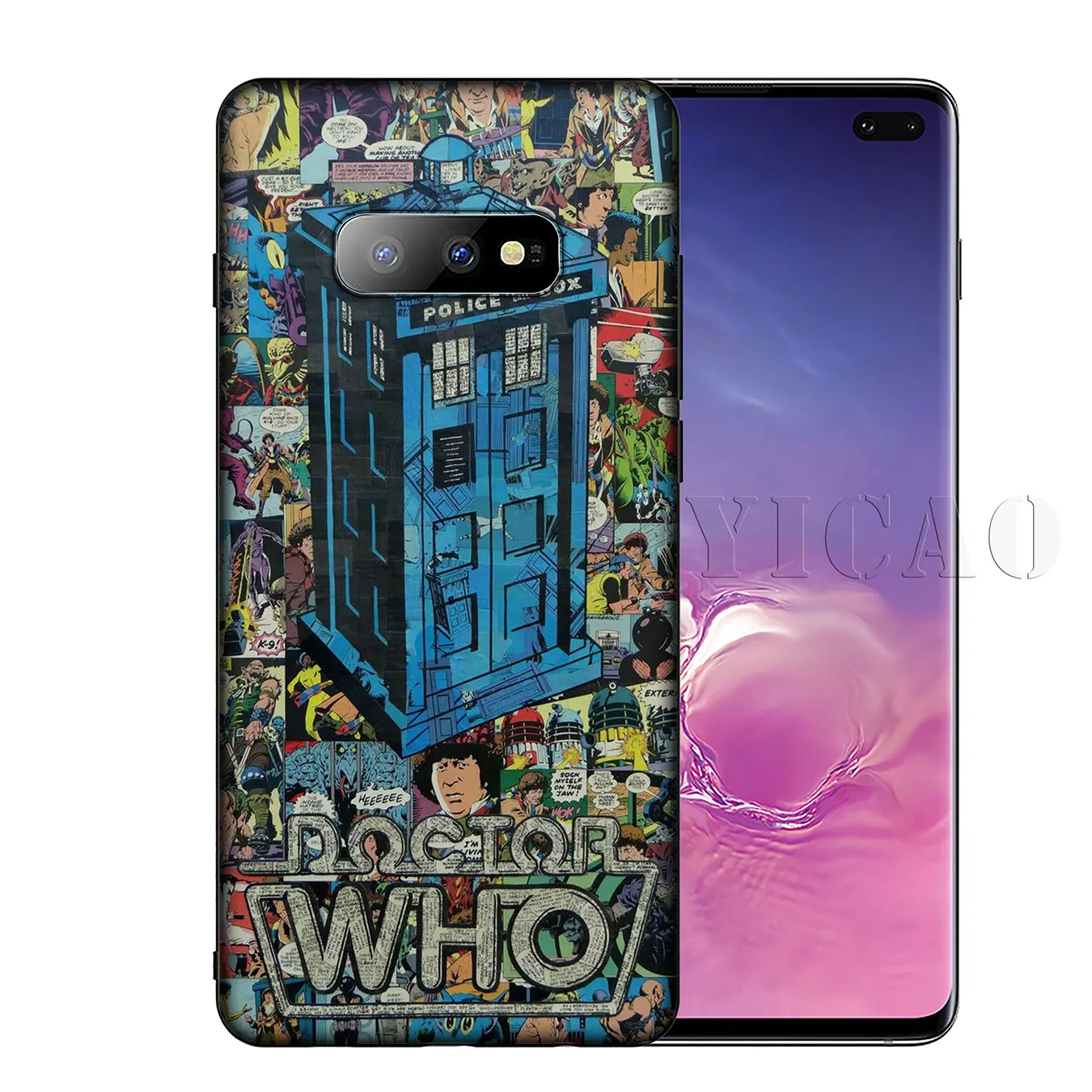 IYICAO Tardis Box Doctor Who Soft Silicone Phone Case for Samsung Galaxy S20 Ultra S10 Lite S9 S8 Plus S6 S7 Edge S10e Cover |