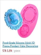 6 шт./компл. DIY силиконовая форма лепесток цветка фаленопсис Fondant(сахарная) форма для торта декоративная шоколадная форма для выпечки торта границы формы T1257