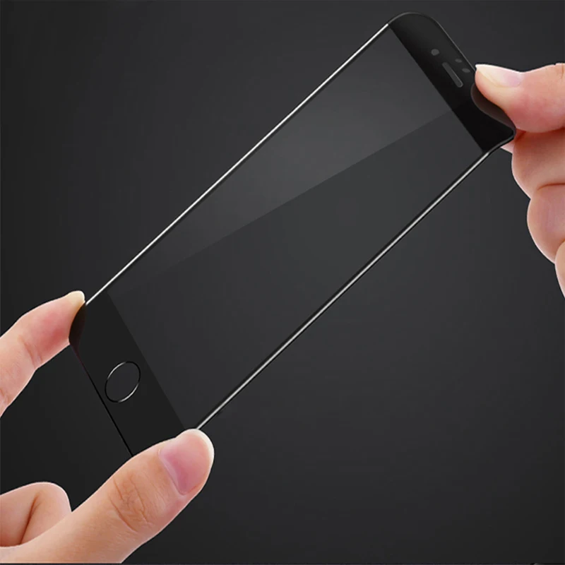 3D закаленное стекло для iPhone X XS MAX Защитная пленка экрана 6 6s 7 8 Plus Защитное