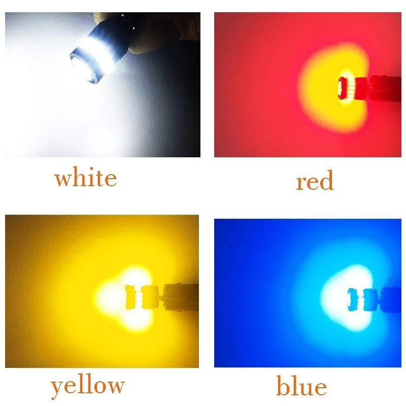 10 шт. w5w LED T10 светодиодный шина Canbus 18SMD 3014 стояночные огни сигнал поворота